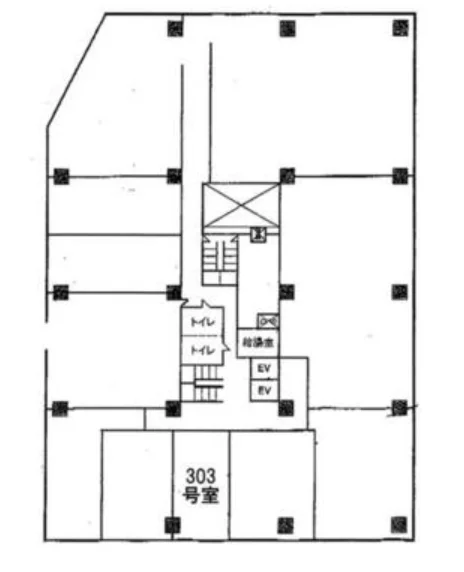 トーシン信濃町駅前ビル(オフィスコオフィス信濃町) 3 フロア図面 1