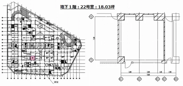 新宿センタービル B1 フロア図面 10
