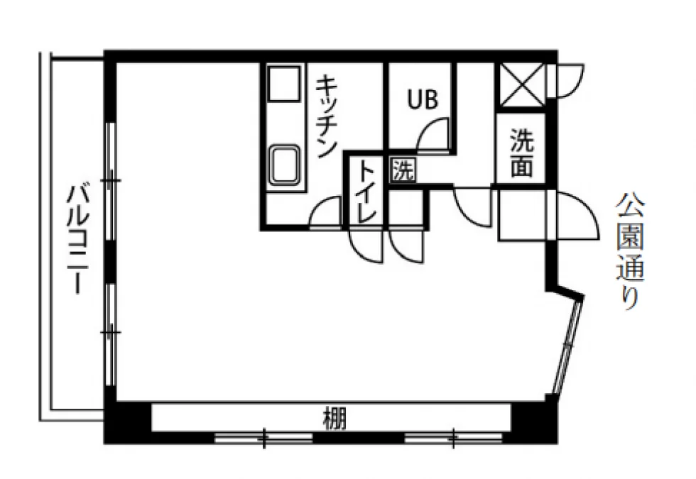コアロード西新宿ビル 7 フロア図面 6