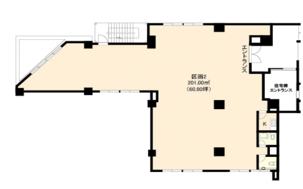 ONE ROOF FLAT西早稲田 2 フロア図面 1