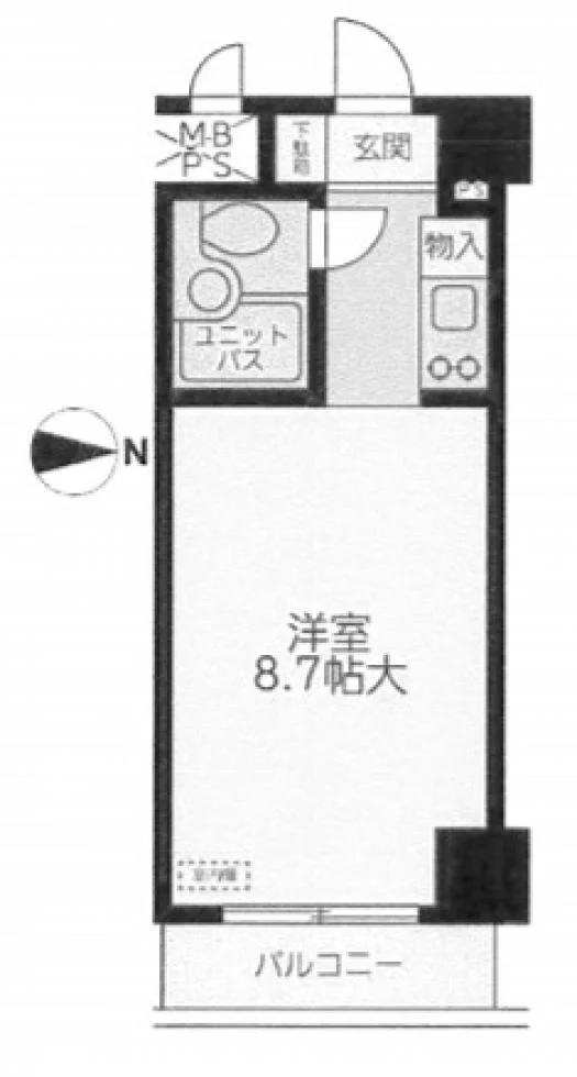 コアロード西新宿ビル 4 フロア図面 6