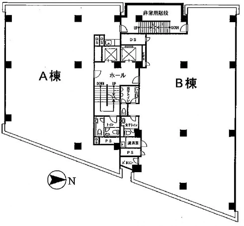 東照ビルディング 4 フロア図面 1