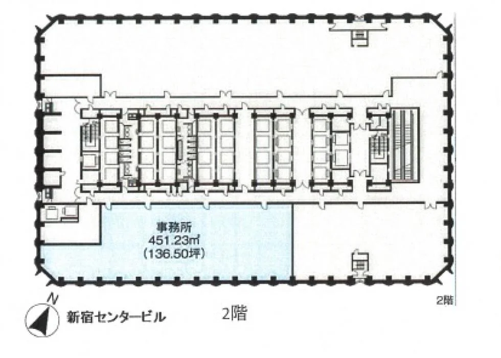 新宿センタービル 2 フロア図面 9