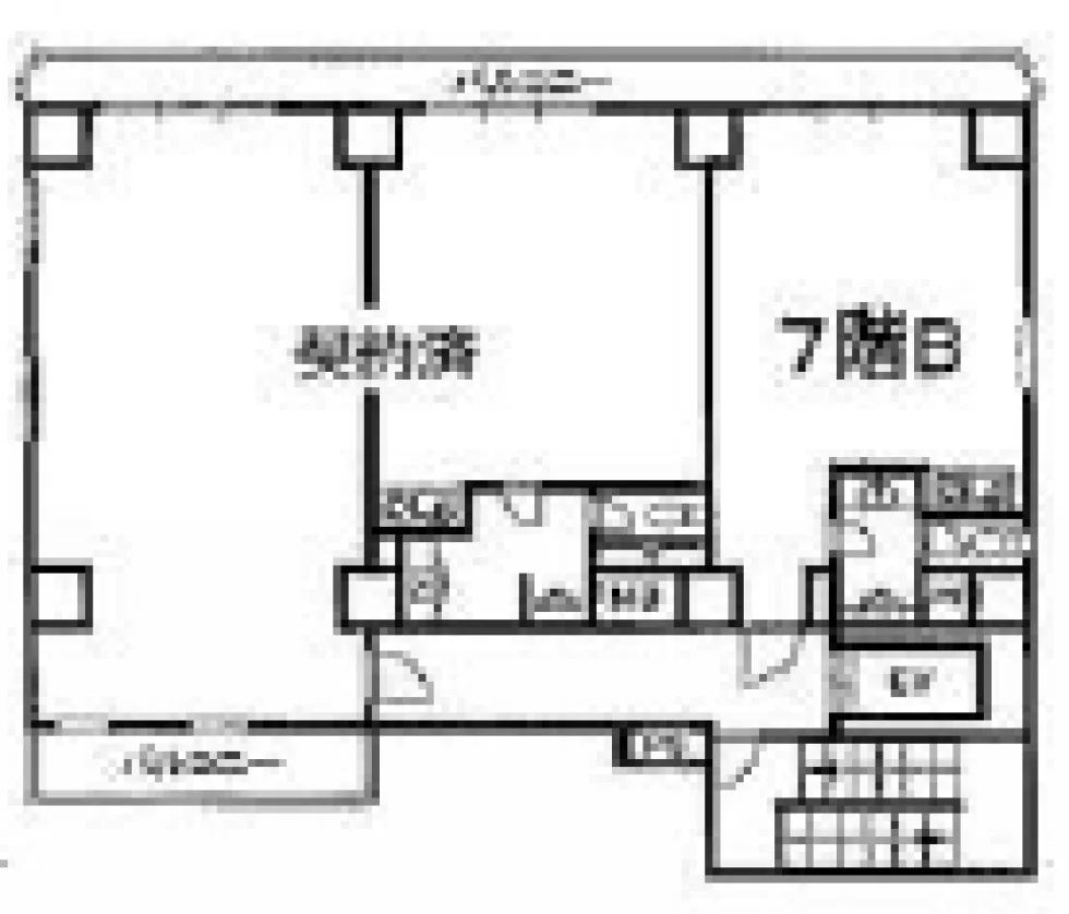 ロイクラトン四谷ビル 7 フロア図面 9