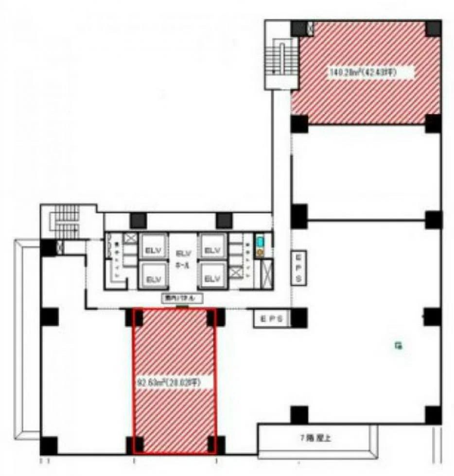 西新宿パークウエスト(PARKWEST)(西新宿 PARK WEST) 8 フロア図面 3