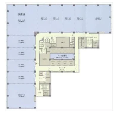 新宿エルタワー 24 フロア図面 6