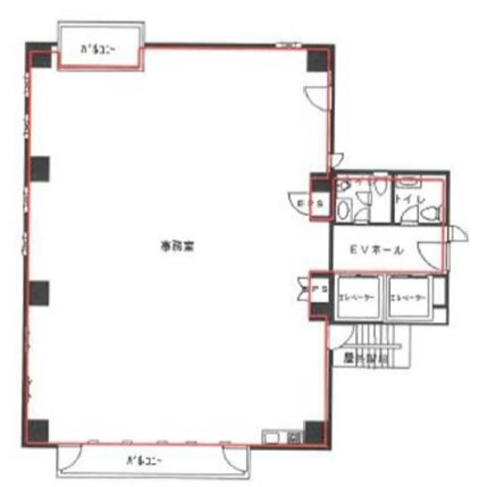 Landwork新宿ビル 9 フロア図面 7