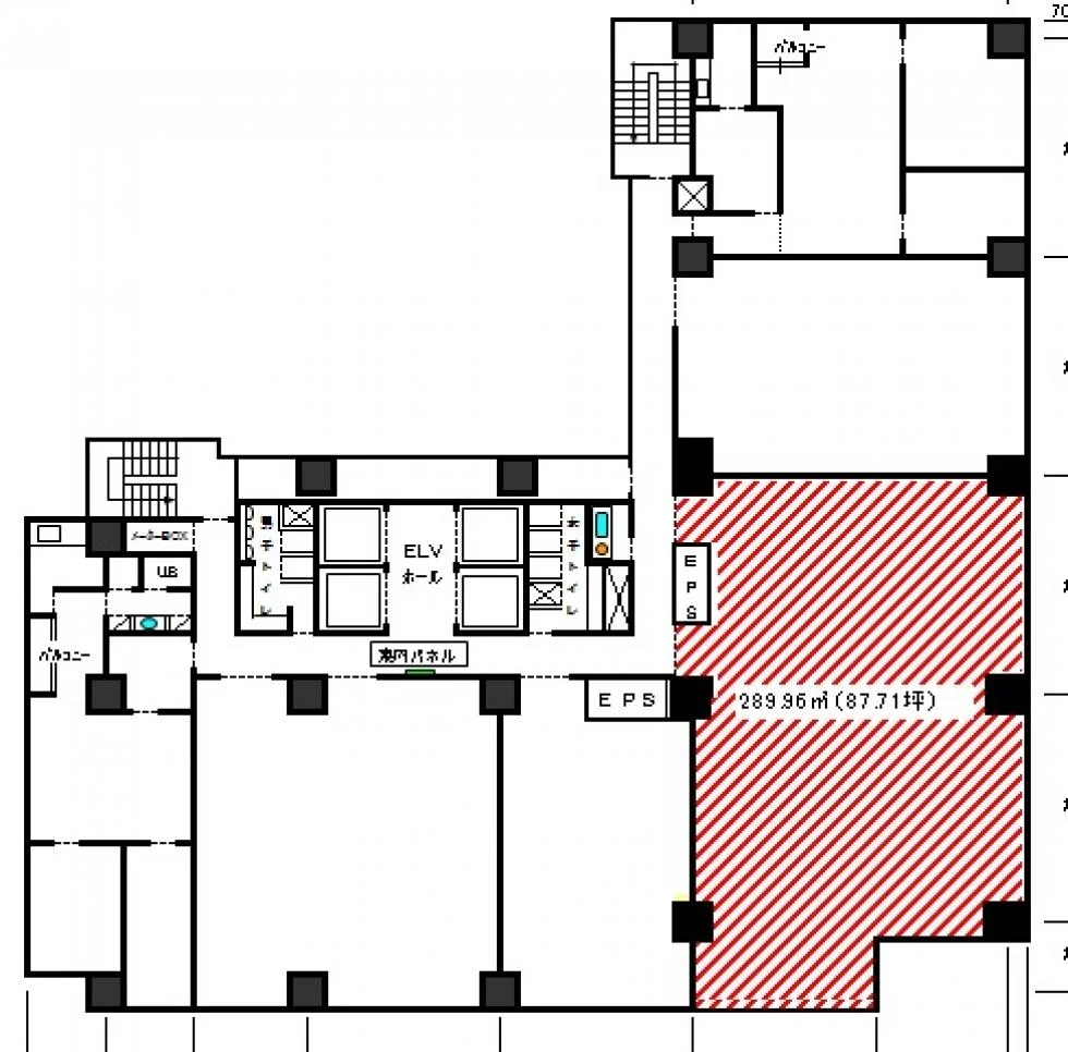 西新宿パークウエスト(PARKWEST)(西新宿 PARK WEST) 6 フロア図面 3