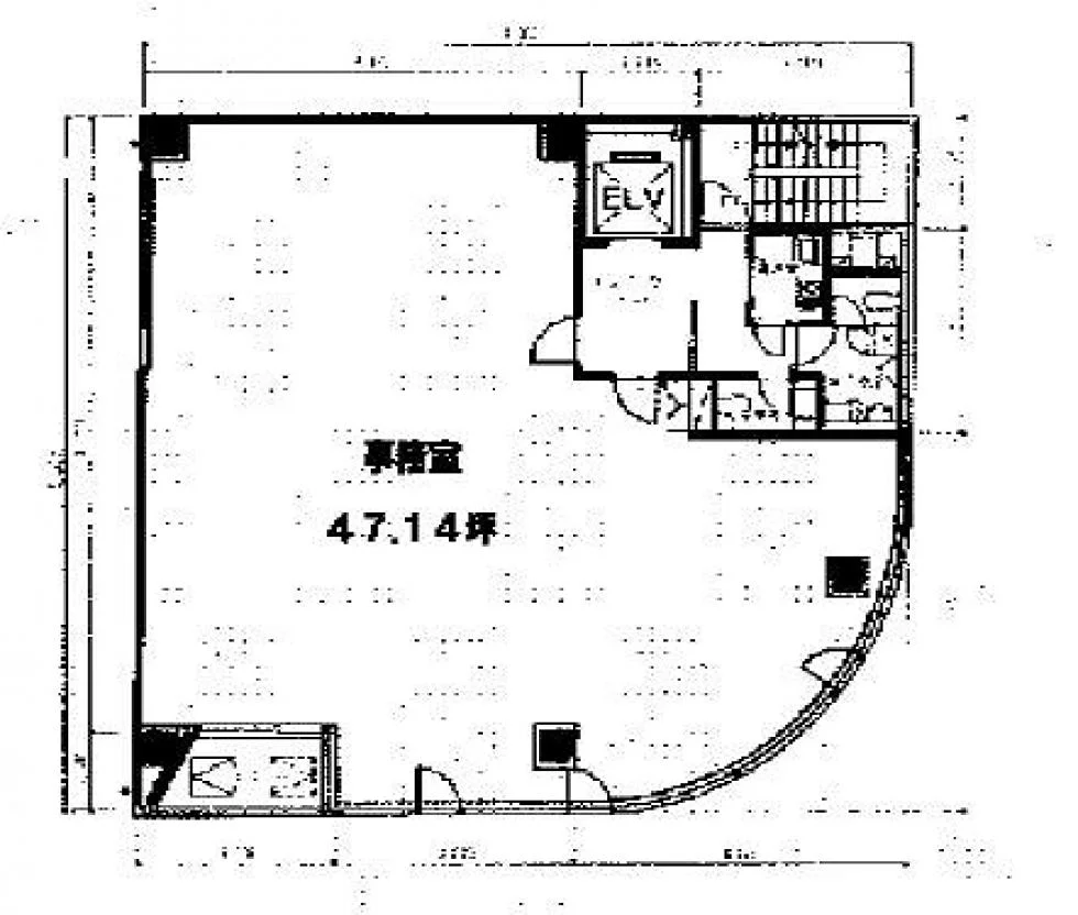 長田屋ビル 3 フロア図面 5