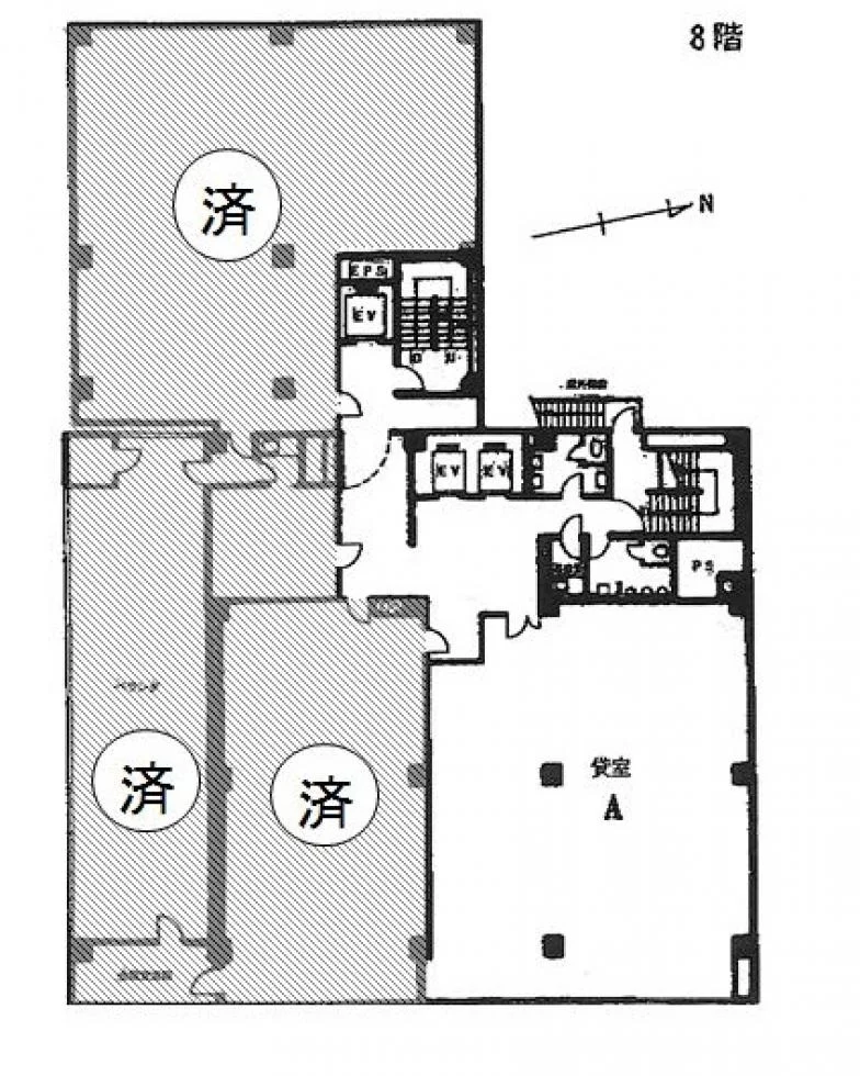 新宿柴田ビル 8 フロア図面 3
