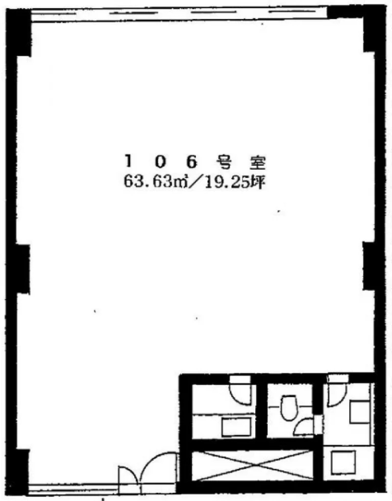 シェモワ新宿ビル 1 フロア図面 7