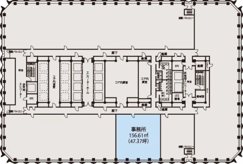 新宿センタービル 41 フロア図面 9