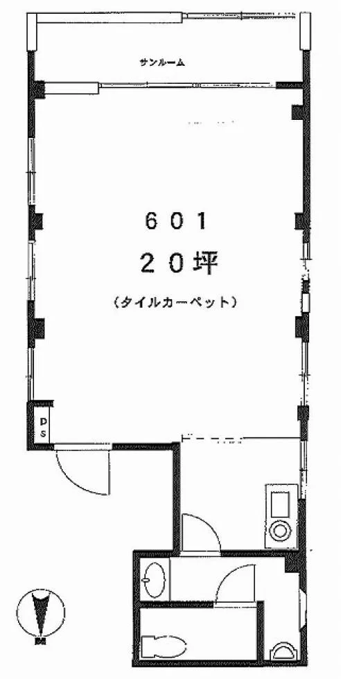 内藤ビル 6 フロア図面 9