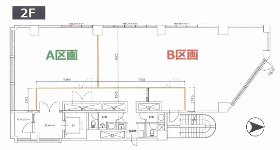 江戸川橋アクセスビル 2 フロア図面 9