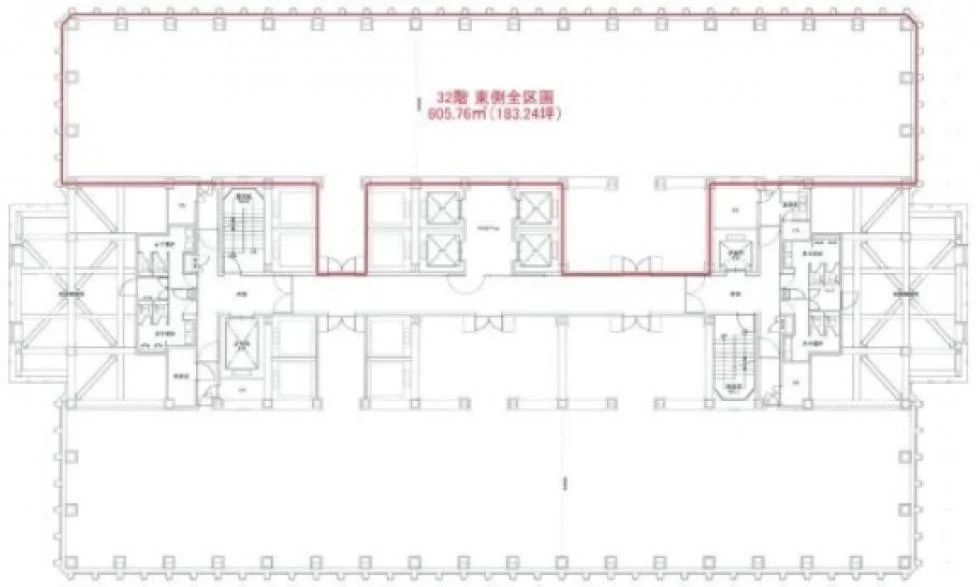 新宿野村ビル 33 フロア図面 5