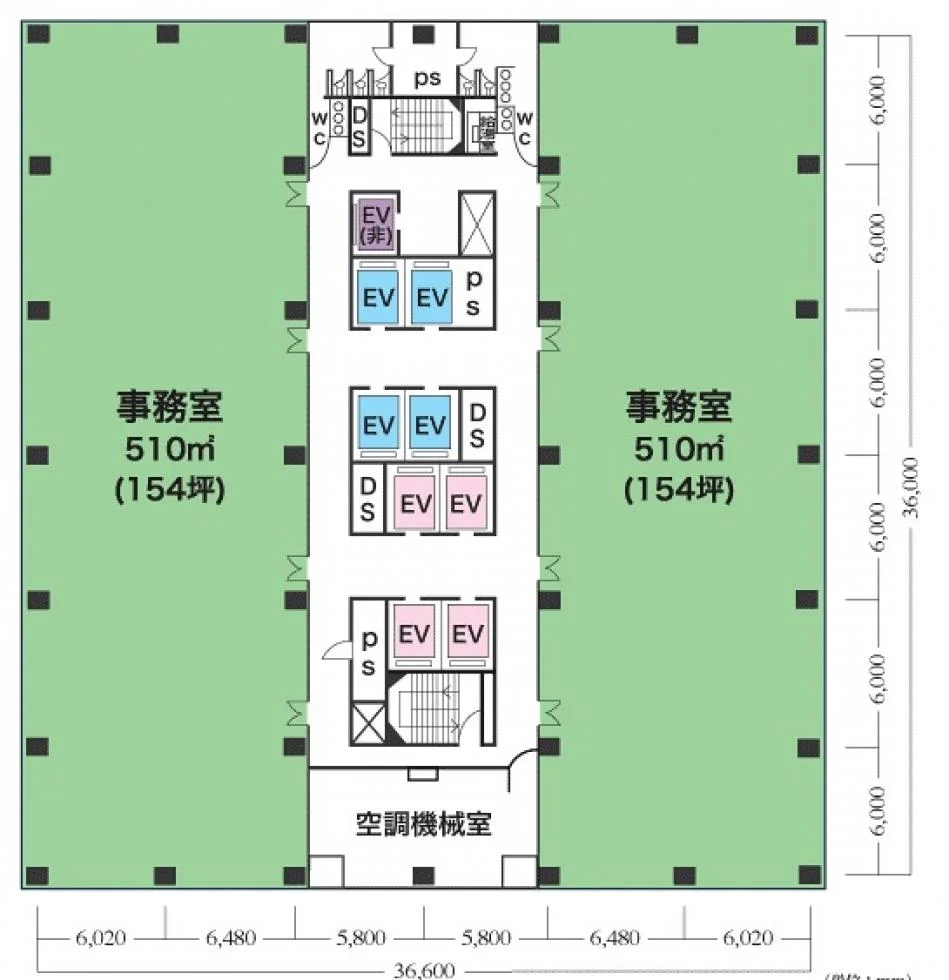 新宿グリーンタワー 16 フロア図面 4