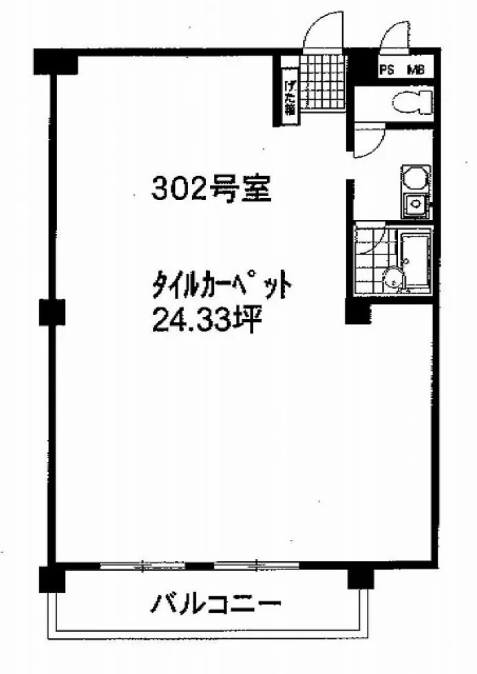 エクセルコート新宿ビル 3 フロア図面 9