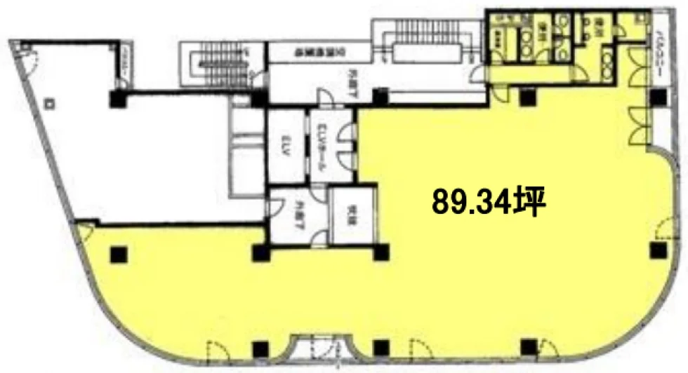 アコード新宿ビル 4 フロア図面 5