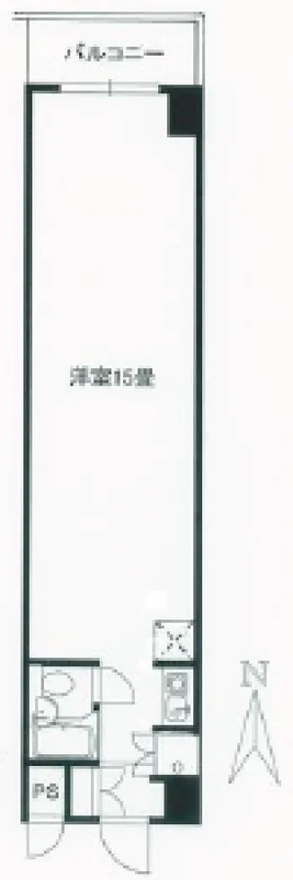 藤和高田馬場コープⅡビル 10 フロア図面 7