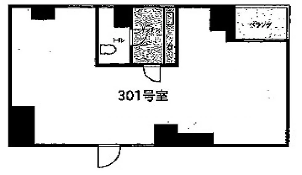 高田馬場ビル 3 フロア図面 6