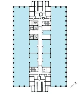 新宿野村ビル 43 フロア図面 5