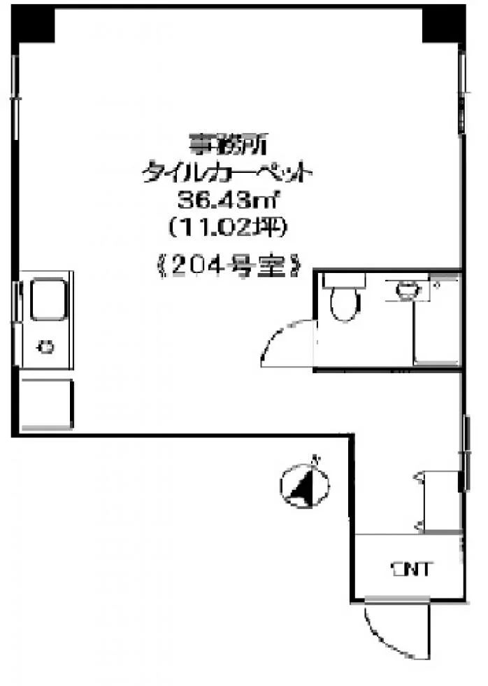 上野ビル 1 フロア図面 9