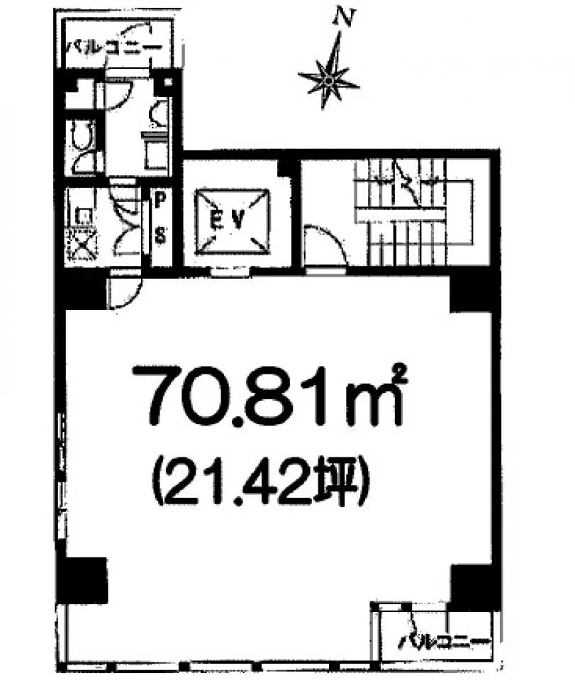 156御苑ビル 9 フロア図面 6