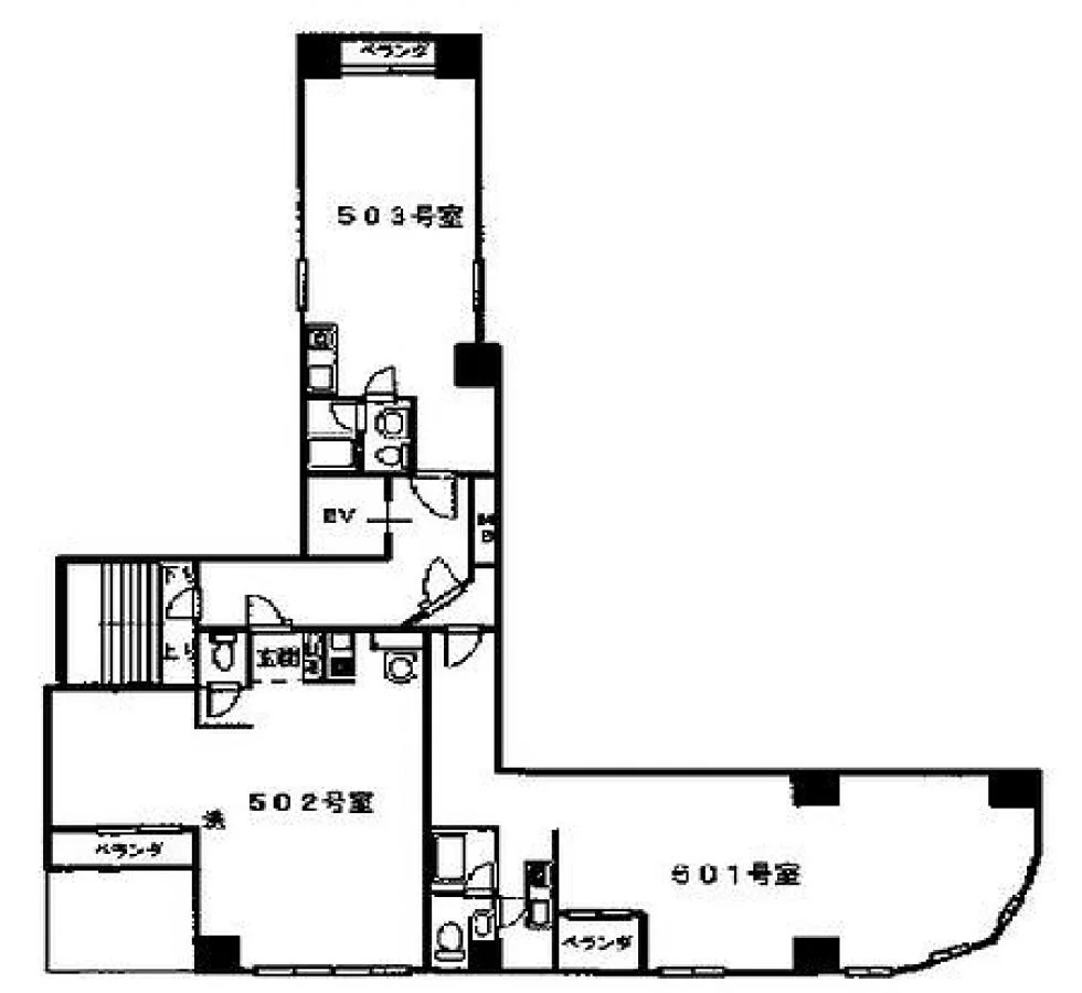CASA VERDE 新宿2丁目(カーサ・ヴェルデ)(カーサヴェルデ) 5 フロア図面 7