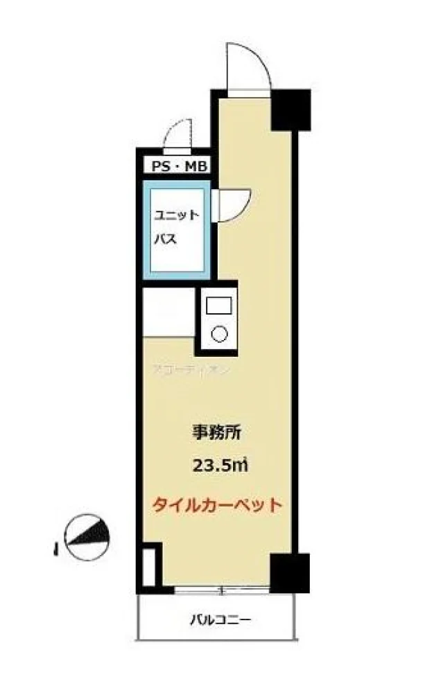 ラフィネ新宿ビル 6 フロア図面 6