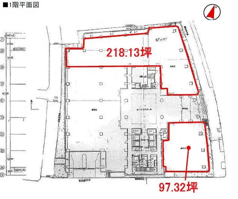 パシフィックマークス新宿パークサイド 1 フロア図面 1