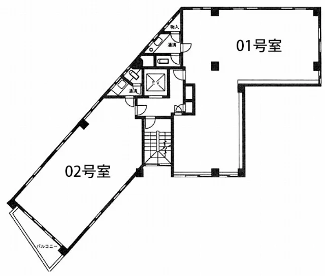 第2山本ビル 2 フロア図面 9