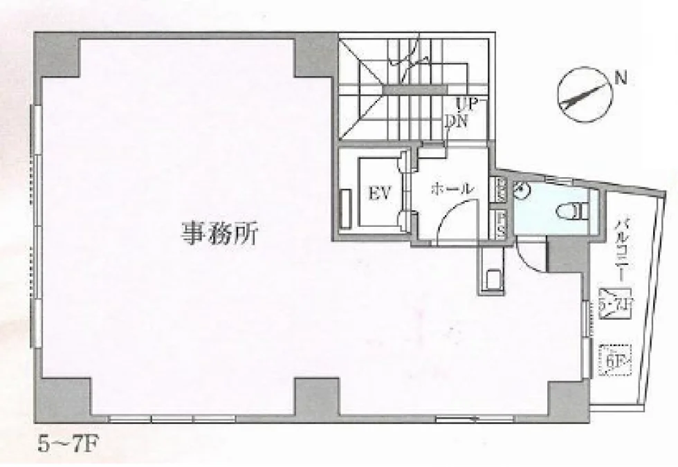 羽深ビル 5 フロア図面 5