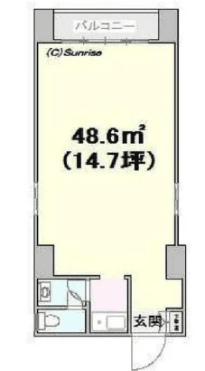 CASA VERDE 新宿2丁目(カーサ・ヴェルデ)(カーサヴェルデ) 6 フロア図面 7