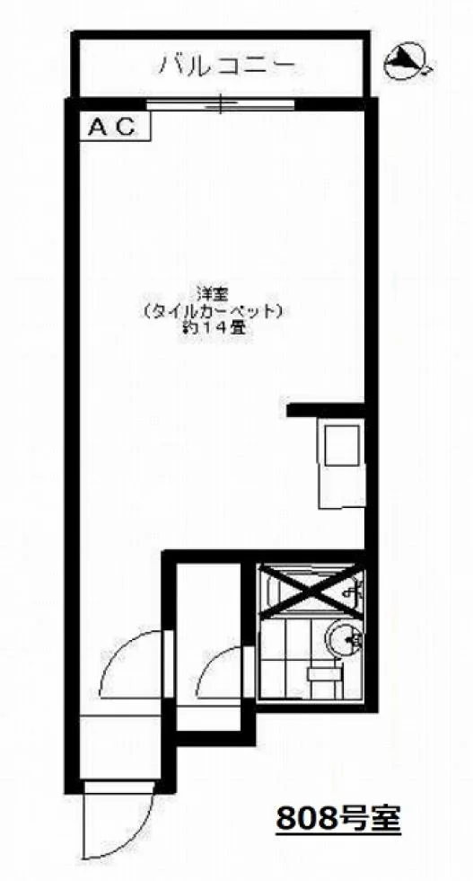 ハイネスロフティー 8 フロア図面 3