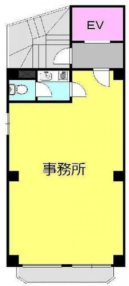 薬王寺ビル 3 フロア図面 7