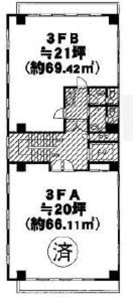 第2桂城ビル 3 フロア図面 9