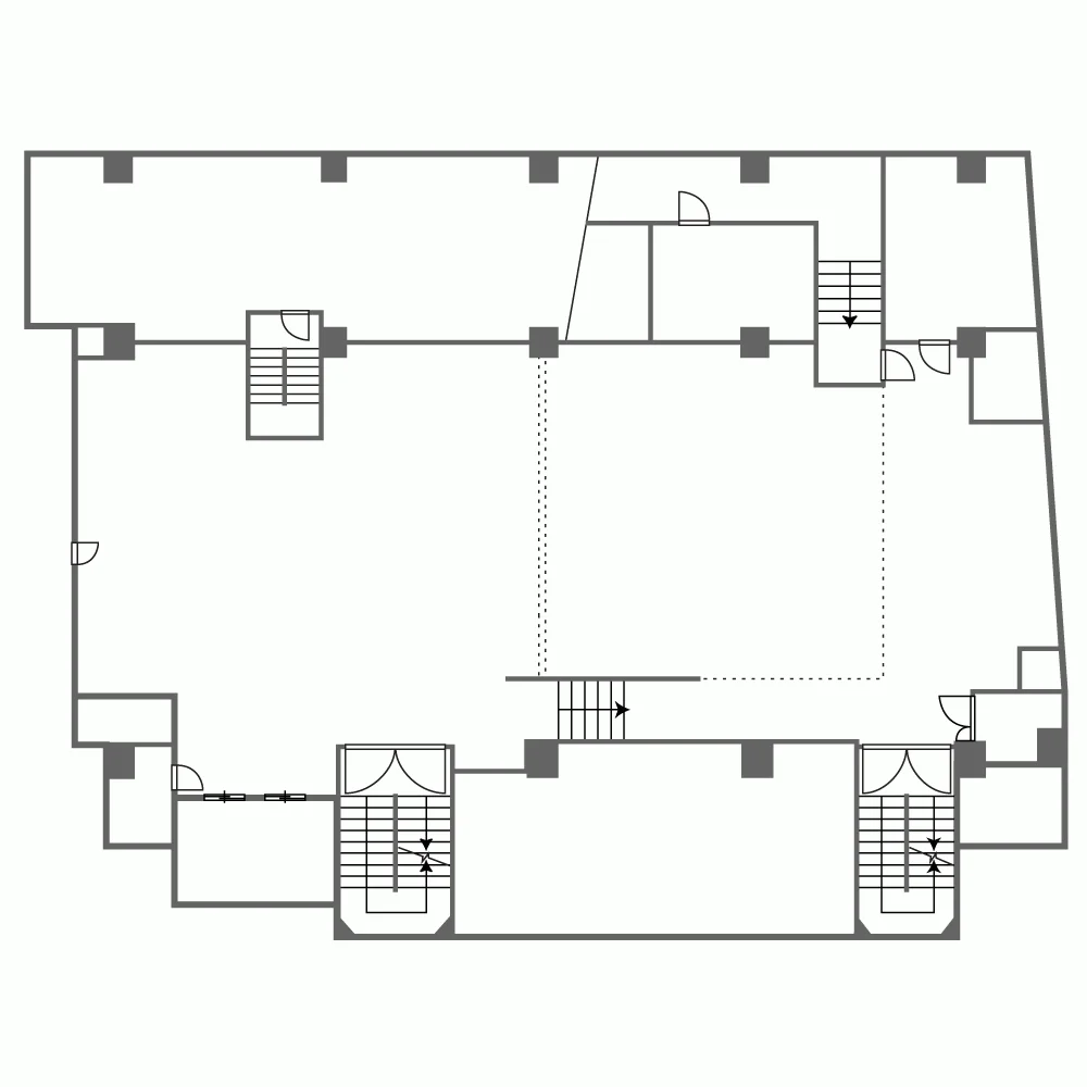 アドホック新宿ビル 4 フロア図面 7