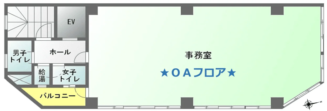 JF新宿御苑ビル 3 フロア図面 7
