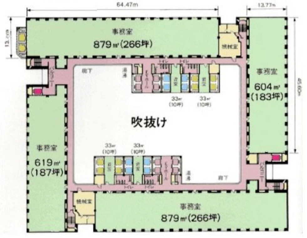 新宿NSビル 29 フロア図面 9