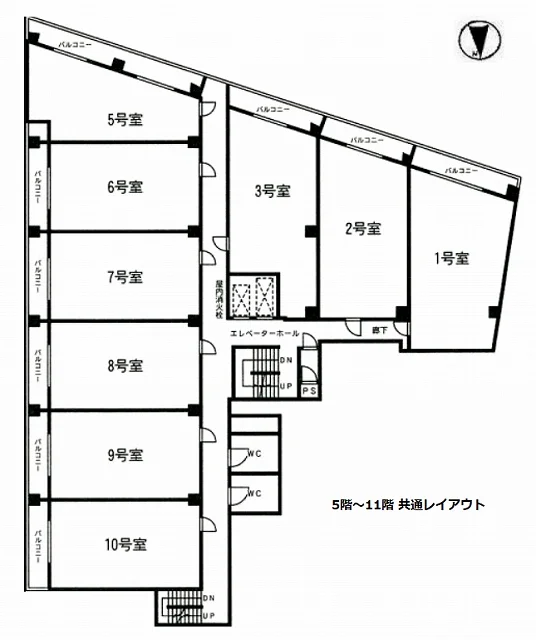 新陽ビル 7 フロア図面 7