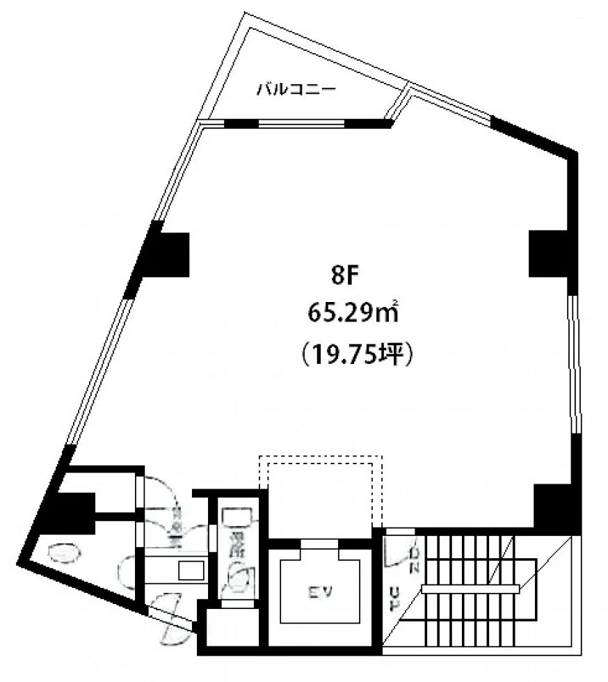 新宿BLISSビル 8 フロア図面 9