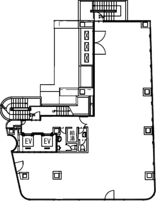 新宿通東洋ビル 12 フロア図面 1