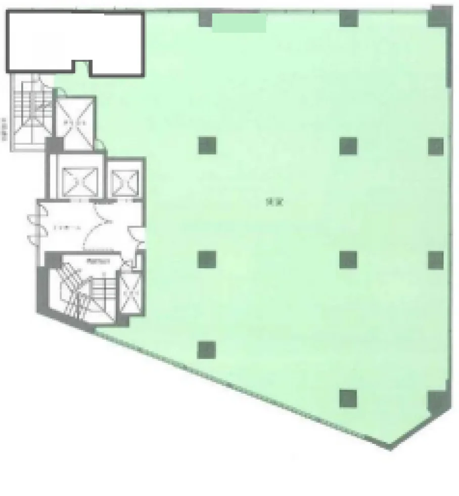 西新宿髙木ビル 2 フロア図面 1
