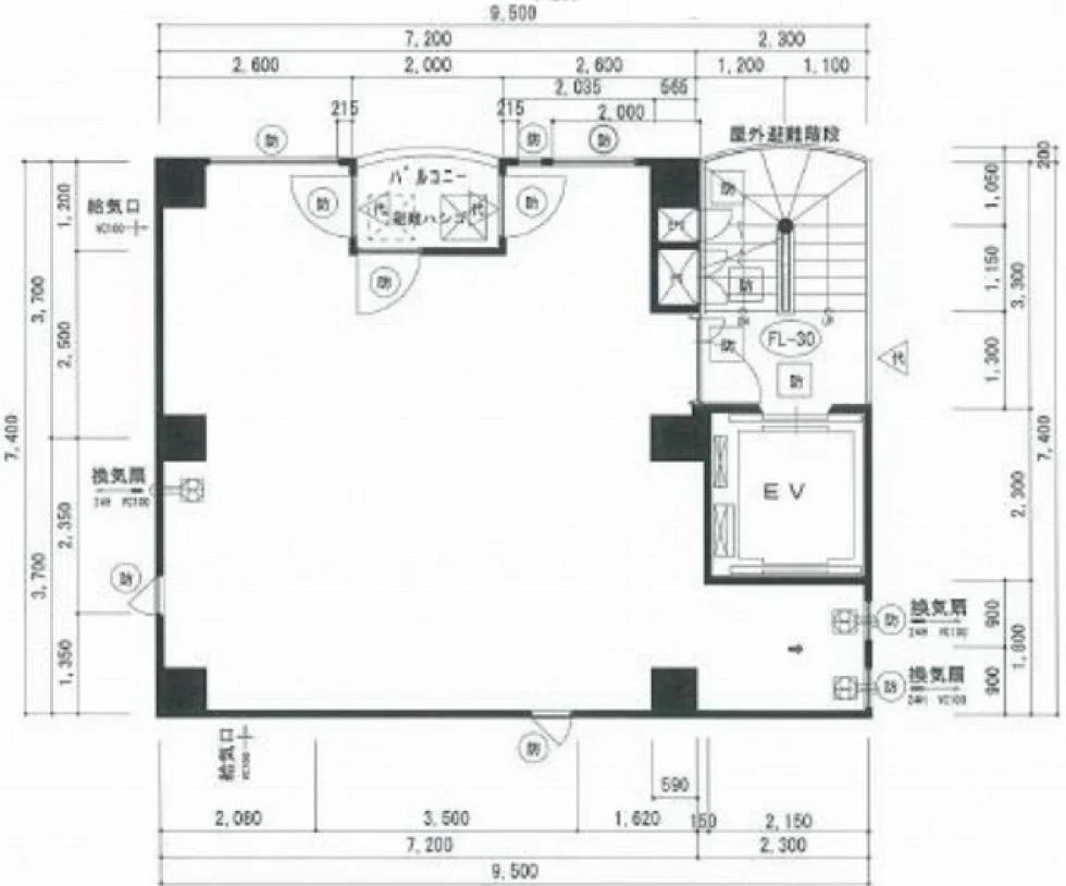 錦糸町イスズビル 8 フロア図面 4