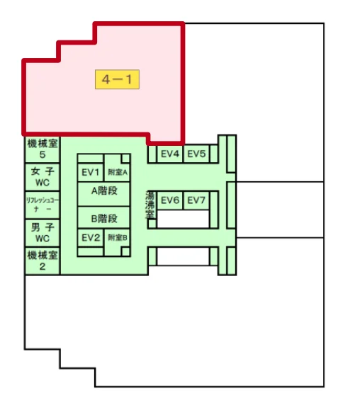 アルカセントラル 4 フロア図面 1