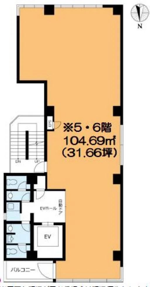 VORT錦糸町駅前 6 フロア図面 1