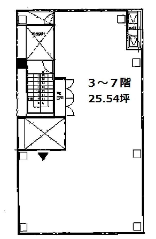 JUスカイタウン錦糸町 6 フロア図面 1