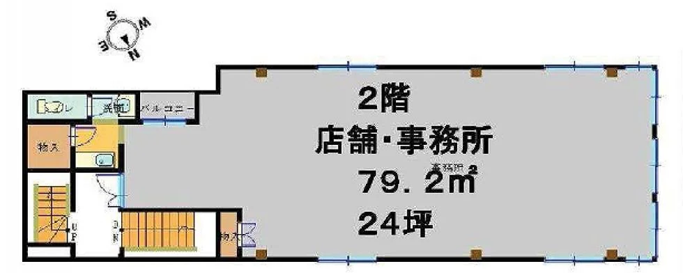 大川ビル 2 フロア図面 9