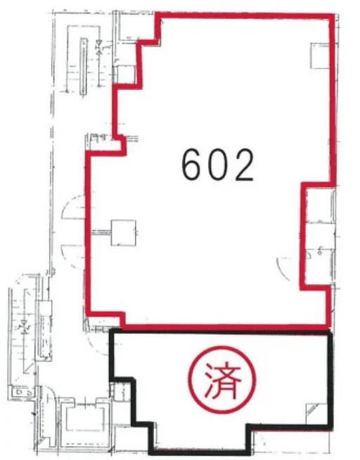 三経85ビル 6 フロア図面 1