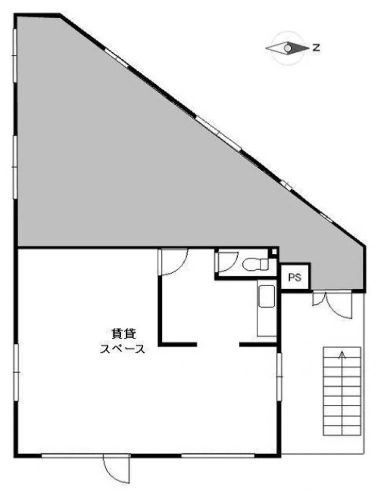 貸事務所 墨田区墨田3-30-7 1 フロア図面 1